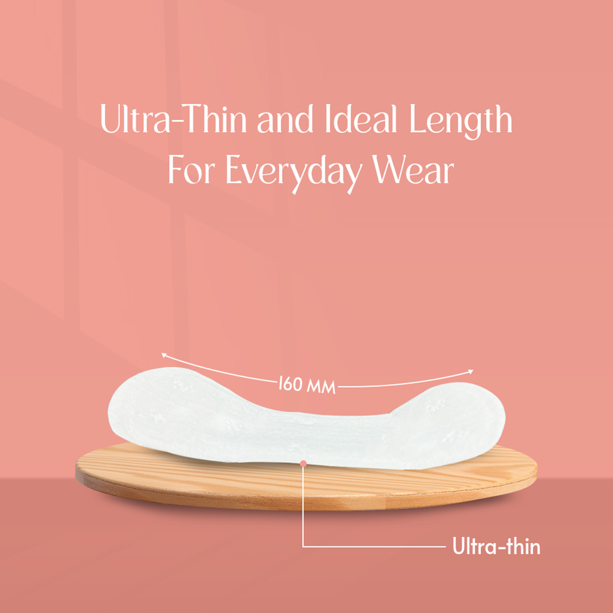 Herzu Ultra-Thin Ideal Length 160 MM Panty Liners