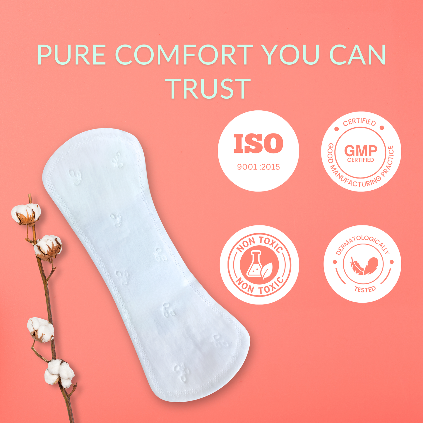 100% Cotton Panty Liners for Daily Use