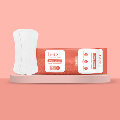 Herzu Ultra-Thin Ideal Length Panty Liners